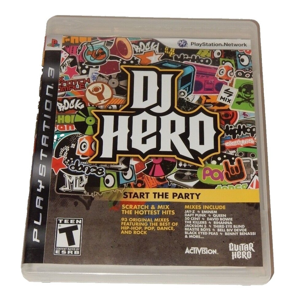 DJ Hero (Game Only) (Sony PlayStation 3, 2010) COMPLETE
